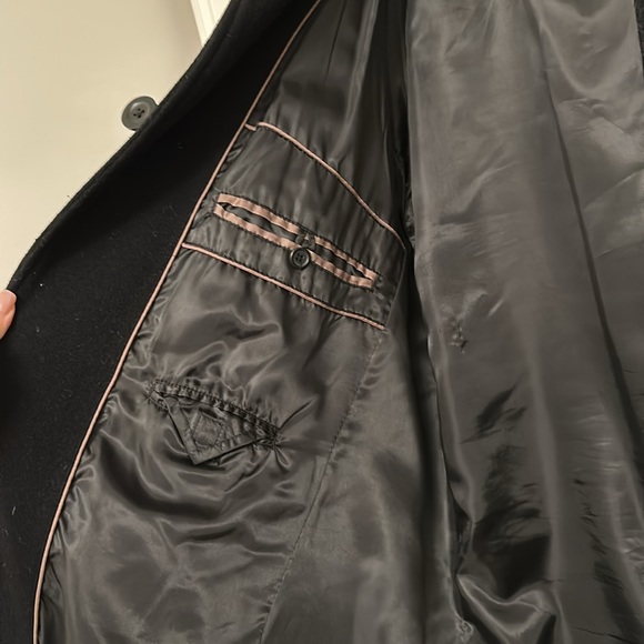 Men’s - Bellisimo Wool Coat - Size 40 - Black - Picture 4 of 6